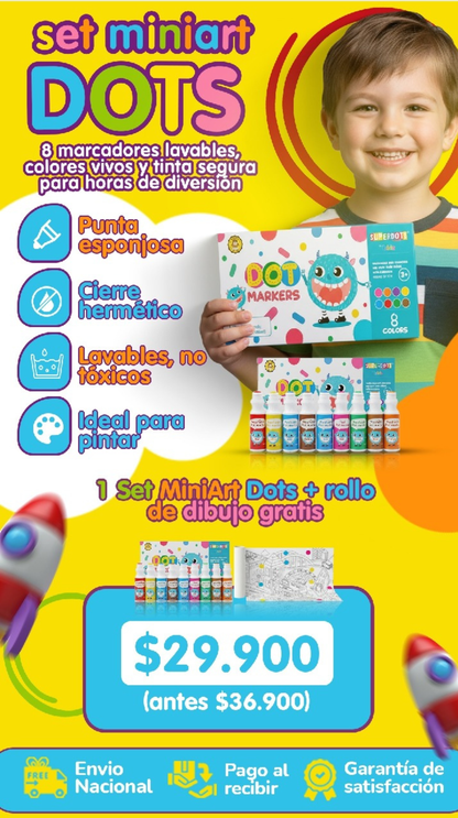 SUPERDOTS  MARKERS LAPICES BINGO